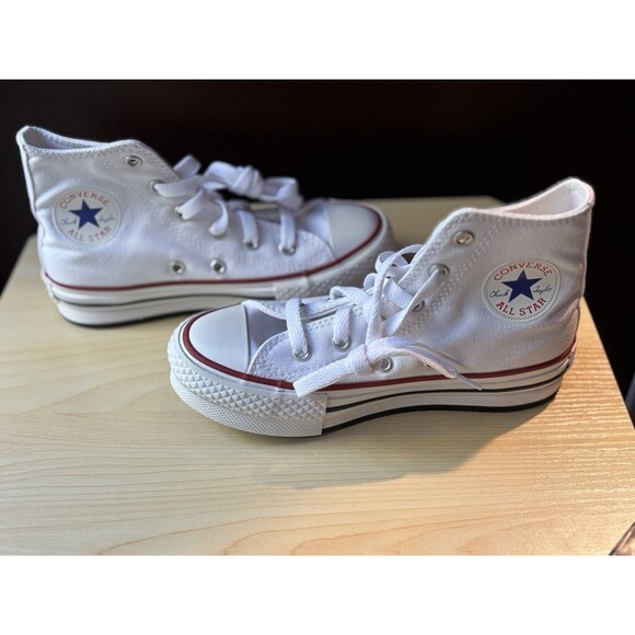 Converse Other - New Converse White Chuck Taylor All Star EVA Platform Youth Size 1 Retail $55